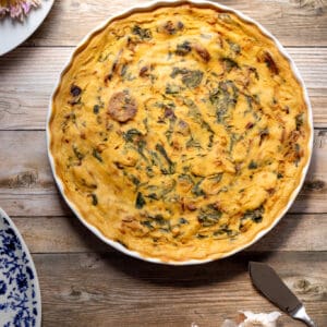 Crustless Vegan Quiche - Home-Cooked Roots