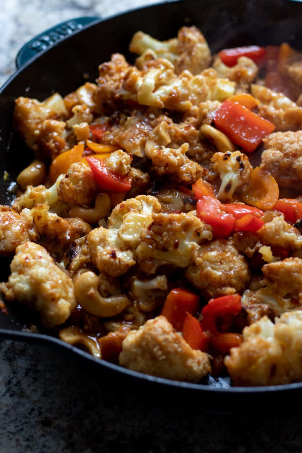 Vegan Kung Pao Cauliflower - Home-Cooked Roots