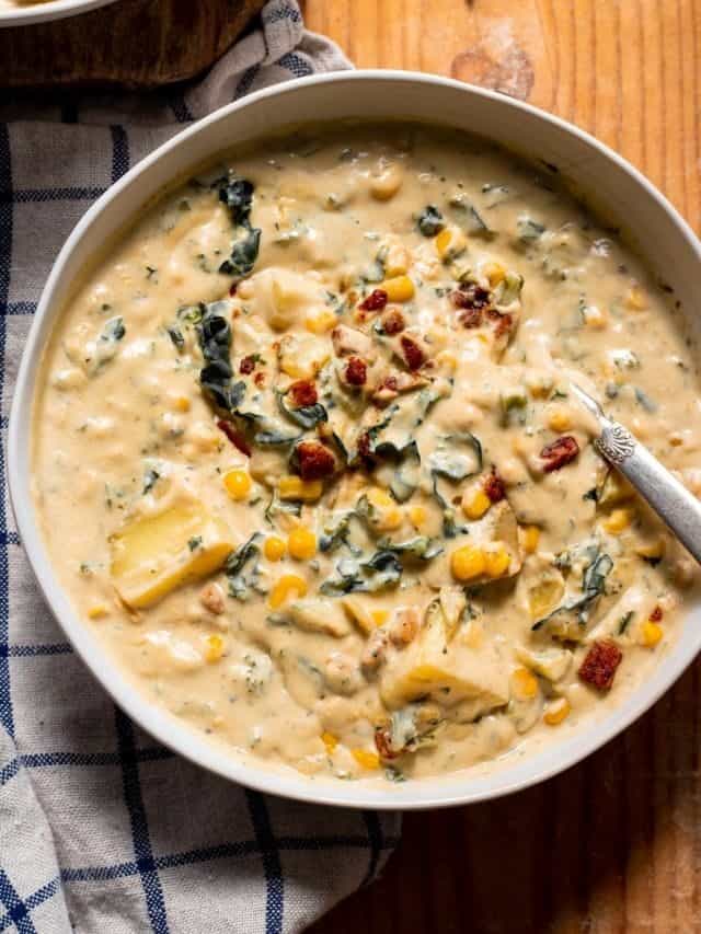 Vegan Potato Corn Chowder