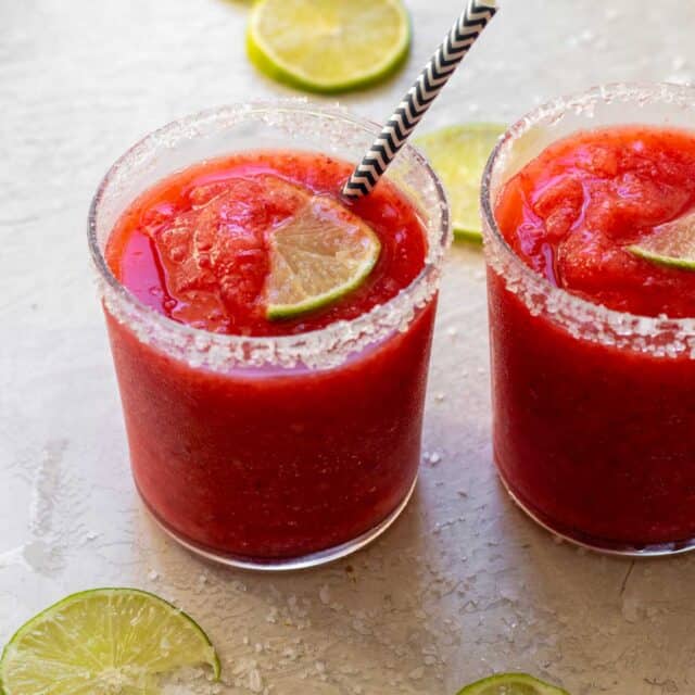 Frozen Strawberry Margarita without Triple Sec HomeCooked Roots
