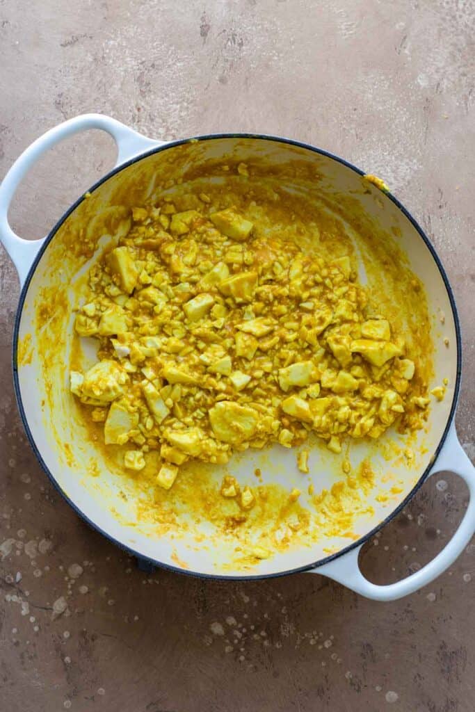 Quick and Easy Silken Tofu Scrambled Eggs - Home-Cooked Roots