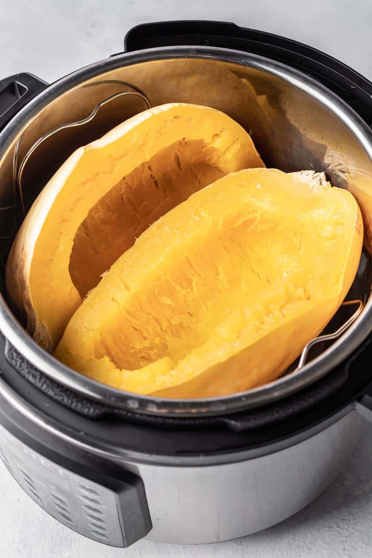 Cooked squash.