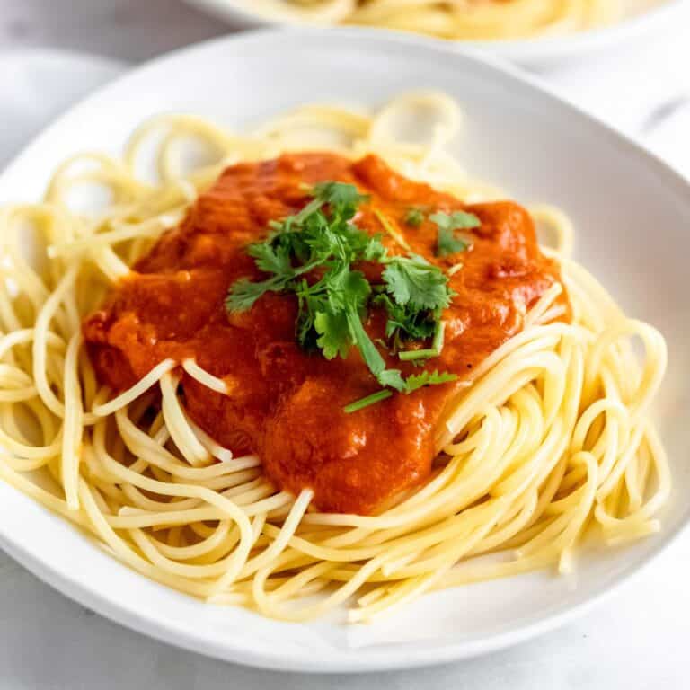 Veggie-Packed Spaghetti Sauce Recipe (no meat!)