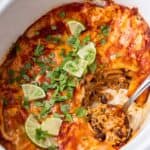 Vegan Enchilada Casserole.