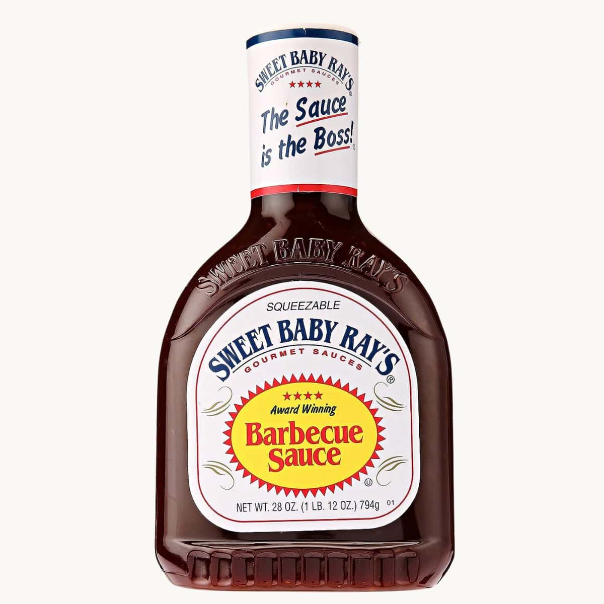 Sweet Baby Ray's BBQ sauce. 