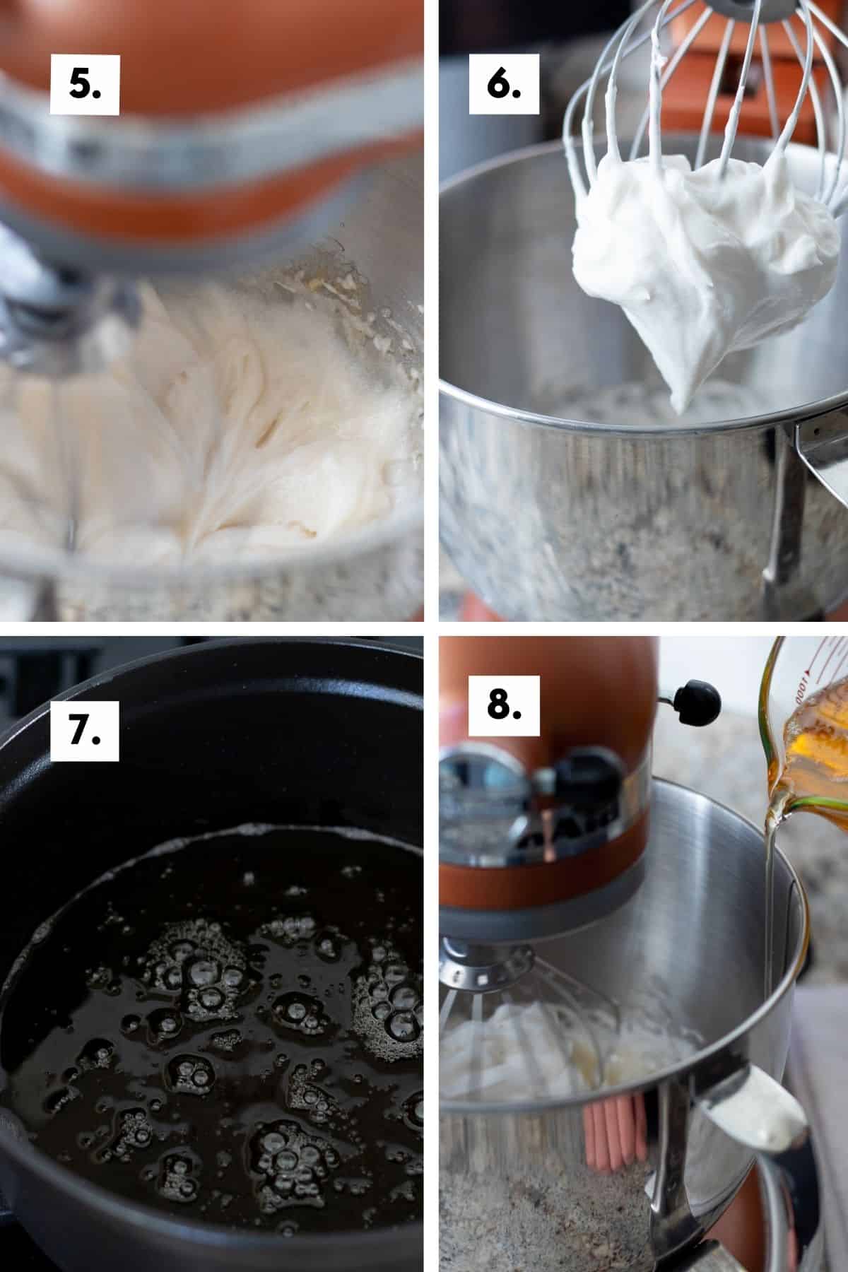 Step by step instructions for making vegan marshmallows.