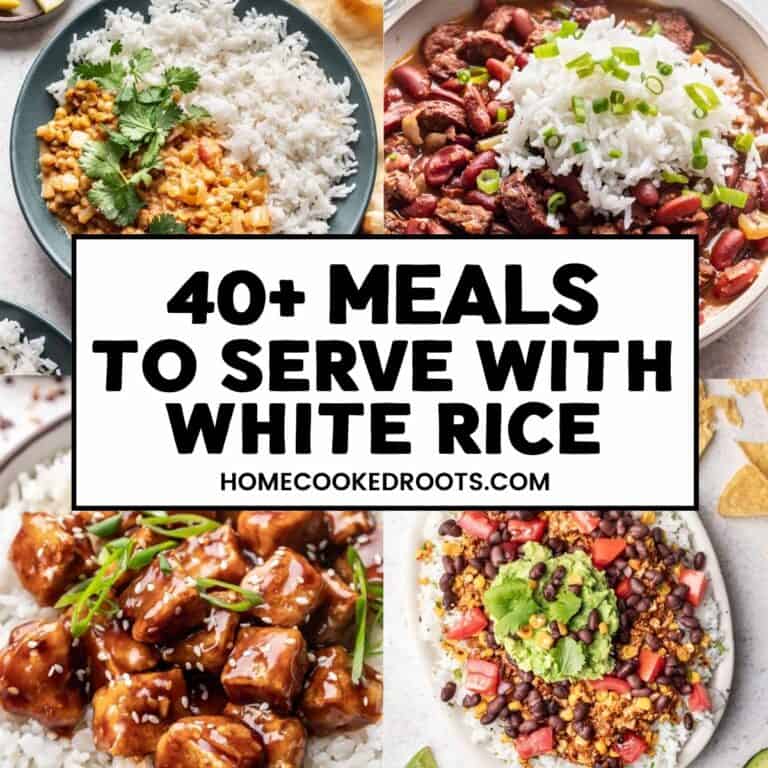 What to Serve with White Rice (40+ Ideas!)